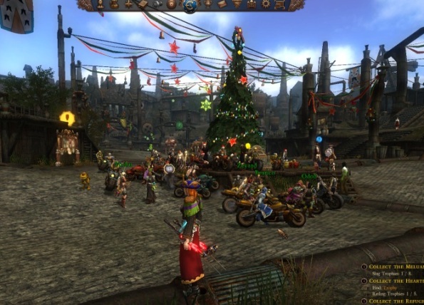 Steam Angels gathering at the Xmas tree?